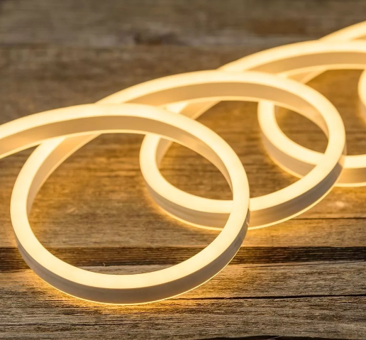 Tira Flexible De Neón Cálida - 5 Metros