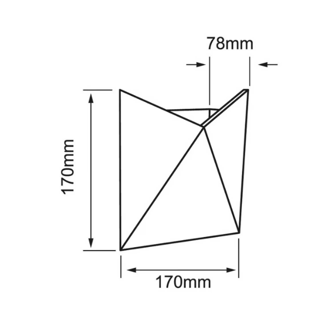 Lámpara Decorativa Para Sobreponer