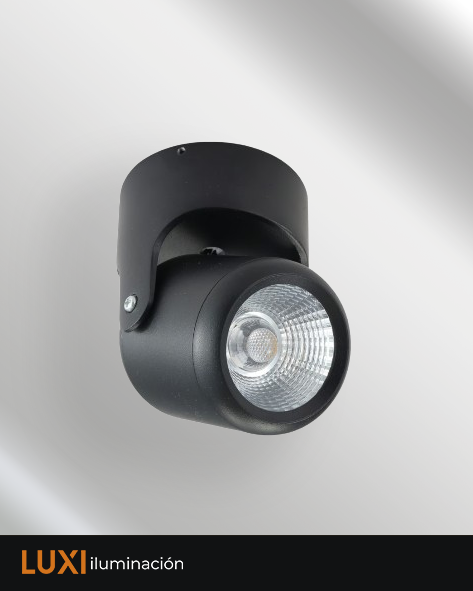 Lámpara Spot LED de Sobreponer Dirigible 10 W - Luz Suave Cálida