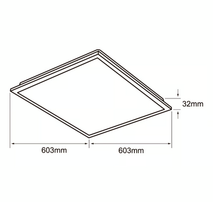 Panel LED Cuadrado 40W