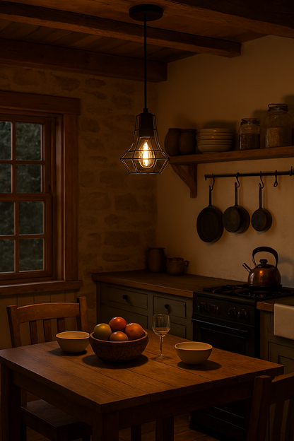 Luminaria Colgante Gabbia