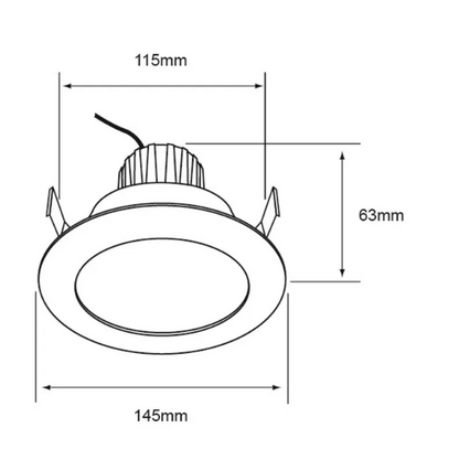 Downlight Led Inteligente 9W compatible con Alexa/Google Home