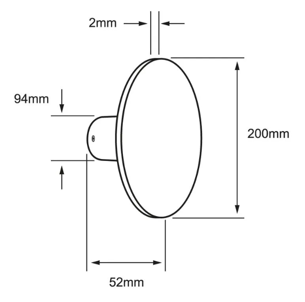 Lampara sobreponer en muro 10W Luz calida